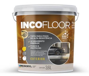Tinta para piso de alta resistência Incofloor