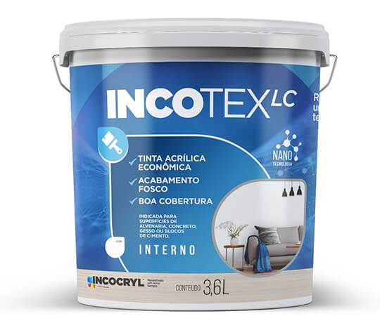 Tinta acrílica Incotex